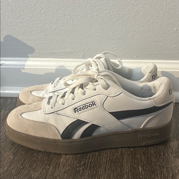 Reebok Shoes - Reebok Classic White and Beige Sneakers